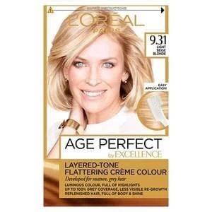Image of Excellence Age Perfect 9.31 Light Sand Blonde Hair Dye Blonde