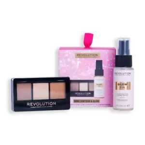Image of Makeup Revolution Mini Contour & Glow Gift Set
