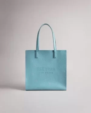 Image of Large Debossed Floral Icon