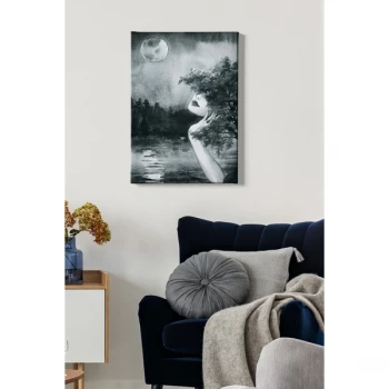 Image of Kanvas Tablo (50 x 70) - 12 Multicolor Decorative Canvas Painting