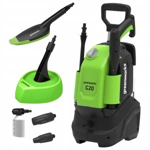 Image of Greenworks GD60BC 60v Cordless Brush Cutter with Loop Handle No Batteries No Charger