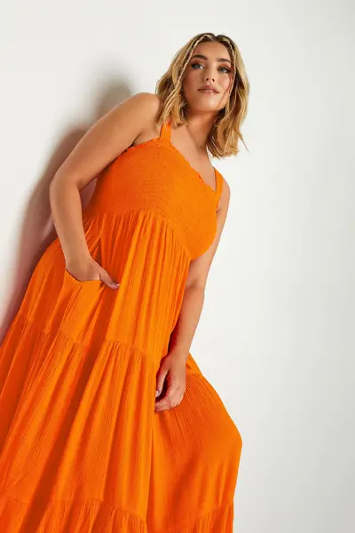 Image of Yours Midi Dress Orange
