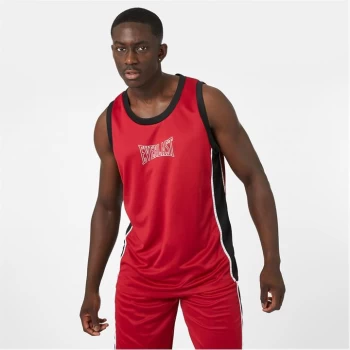 Image of Everlast x Ovie Soko Premium Basketball Jersey - Red