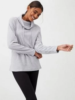 Image of Trespass Jeannie Overhead Fleece Hoodie - Platinum