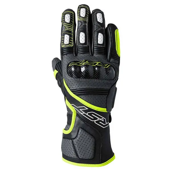 Image of RST Fulcrum Gloves Grey Fluo Yellow Black Size 9