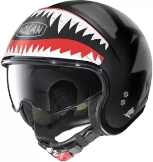Image of Nolan N21 Skydweller Jet Helmet, black, Size S, black, Size S