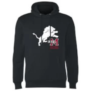 Image of East Mississippi Community College Lion and Logo Hoodie - Black - XL