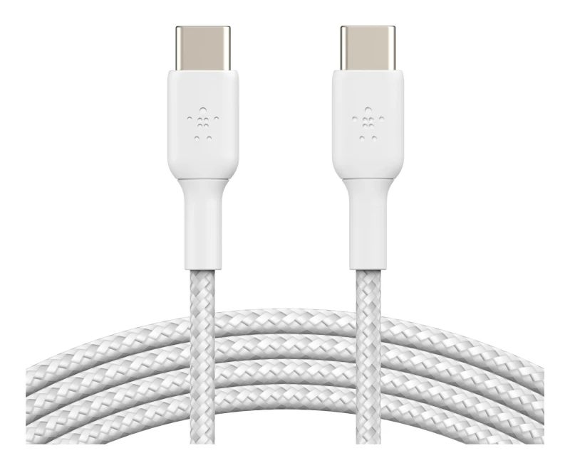 Image of Belkin USB-C to Braided PVC 1m Twin Pack - Cable - Digital