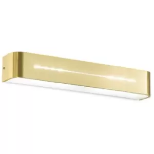 Image of Ideal Lux Posta Up & Down Wall Lamp Brass 62cm