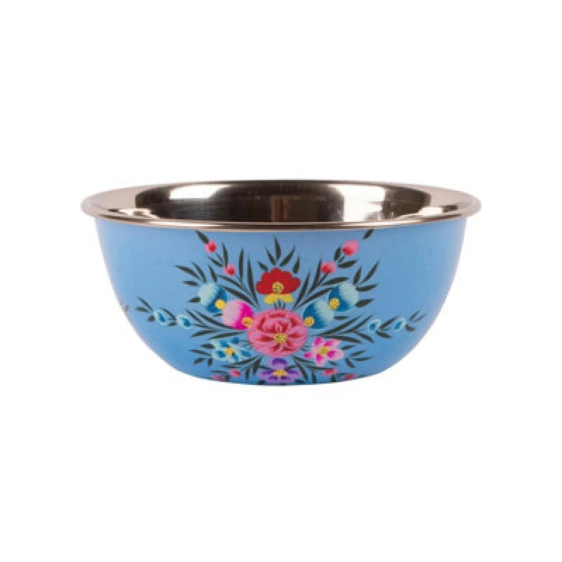 Image of Billycan Picnic Bowl - 18.5Cm - Ocean Pansy