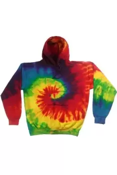 Image of Rainbow Tie Dye Pullover Hoodie