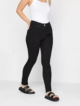 Image of PixieGirl Petite Black Ava Skinny Jean 27" - Black, Size 8, Women