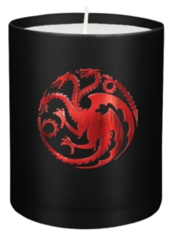 Image of Game of Thrones: House Targaryen Large Glass Candle Other printed item