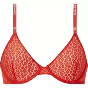 Image of Calvin Klein Unlined Demi - Red