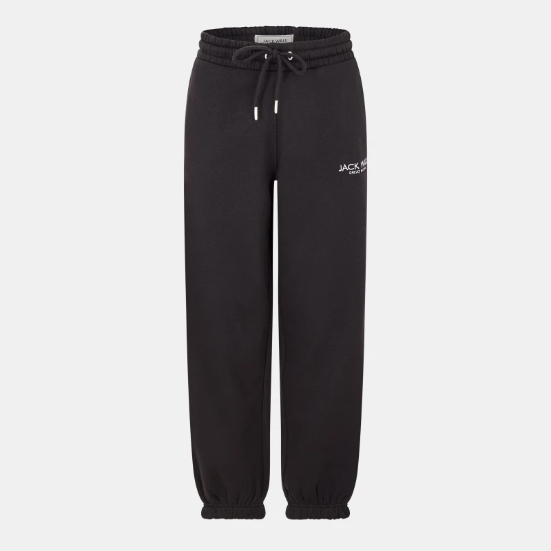 Image of Jack Wills Bayton Relaxed Joggers Womens Black female 6 (2XS)