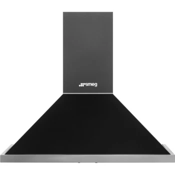 Image of SMEG Portofino KPF9AN 90cm Chimney Cooker Hood - Anthracite - A+ Rated