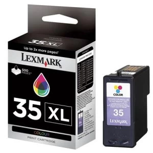 Image of Lexmark 35XL Tri Colour Ink Cartridge
