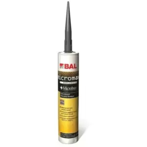 Image of Micromax Anti-Mould Silicone Sealant Smoke 310ml - BAL