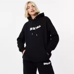Image of Jack Wills Graphic Hoody - Black