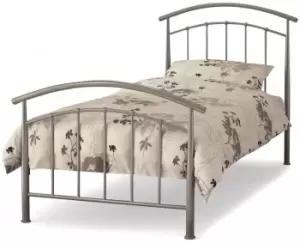 Image of Serene Mercury 3ft Single Silver Metal Bed Frame