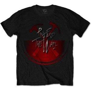 Image of Pink Floyd - The Wall Oversized Hammers Unisex Medium T-Shirt - Black