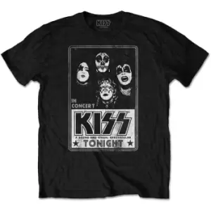Image of KISS - Tonight Unisex XX-Large T-Shirt - Black