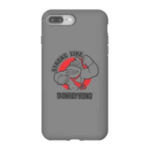 Image of Nintendo Donkey Kong Strong Like Donkey Kong Phone Case - iPhone 8 Plus - Tough Case - Matte