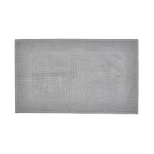 Image of Bedeck of Belfast Silver Cotton 'Noi' Bath Mat - Bath mat 90 x 50cm