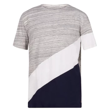 Image of Jack and Jones Colour Block Stage T-Shirt - Grey