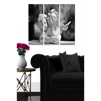 Image of MDF3758151 Multicolor Decorative MDF Painting (3 Pieces)