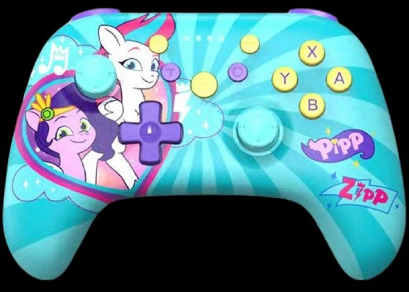 Image of Freaks and Geeks My Little Pony Pipp & Zipp Nintendo Switch Wireless Controller(Switch and PC) Multicolor Unisex