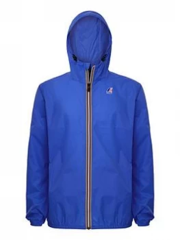 Image of Boys, K-WAY Kids Claude Hooded Rain Jacket - Royal Blue, Royal Blue, Size Age: 4 Years