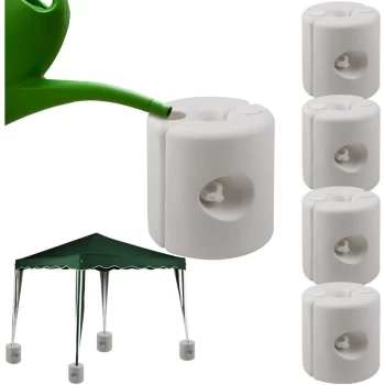 Image of Gazebo Stand Weights 4 pieces Set Mounting - Deuba