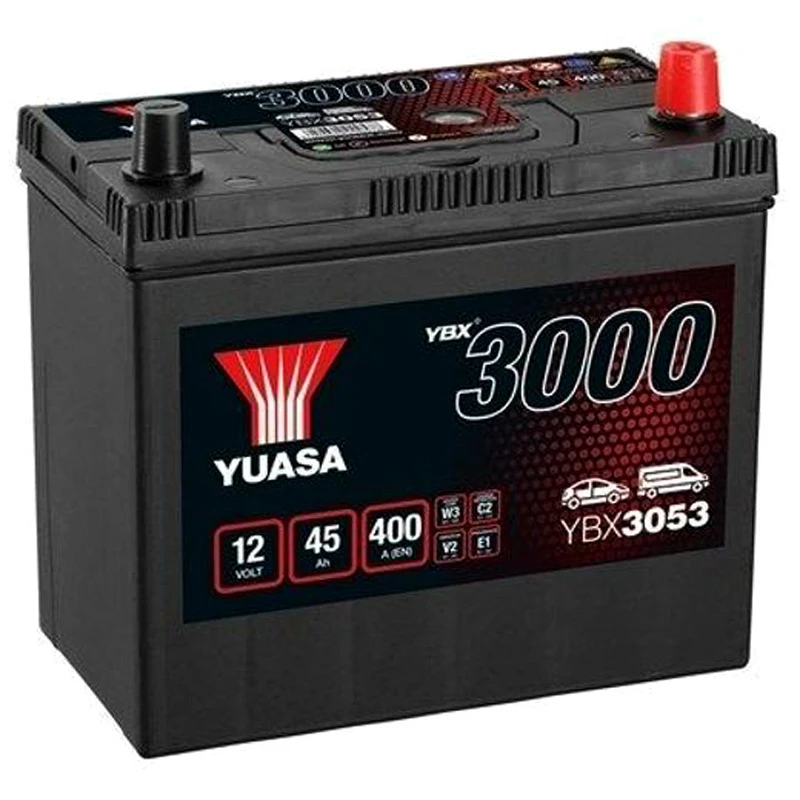 Image of YUASA YBX3053 Starter battery Battery Capacity: 45Ah Starter Battery (1)