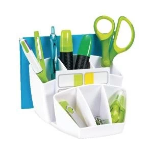 Image of CEP Pro Gloss Desk Tidy White 580GWHITE
