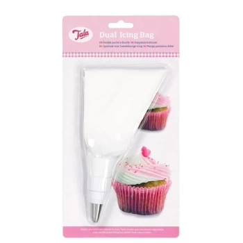 Image of Tala Icing Bag With Nozzle - White