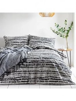 Image of Riva Home Brushstroke Duvet Set Ks