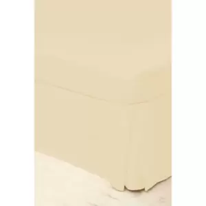 Image of Belledorm 200 Count Percale Platform Pleated Valance Sheet