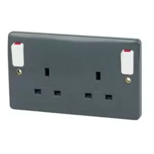 Image of Honeywell K2746 Gra 13A 2G Dp Sw.socket Out Rocker