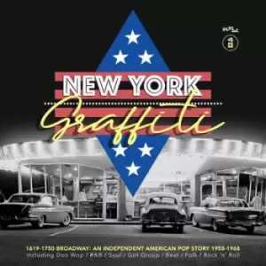 Image of Various Artists - New York Graffiti: 1619-1750 Broadway: An Independent American Pop Story 1958-1968 CD Album - Used