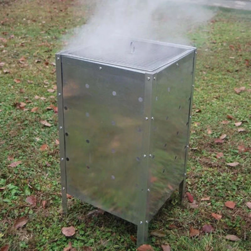 Image of Gr8 Garden Incinerator Fire Bin 90l Burning Garden Galvanized Waste Wood Leaves Metal Trash Silver unisex