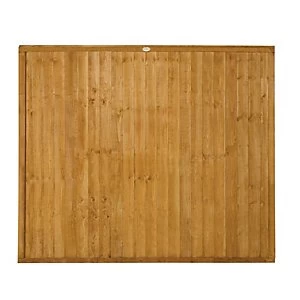 Image of Forest Garden Dip Treated Closeboard Fence Panel - 6 x 5ft Pack of 3