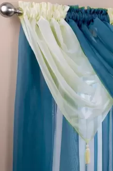 Image of Tassled Voile Swag Panel