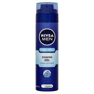 Image of Nivea For Him Cool Kick Shave Gel 200ml