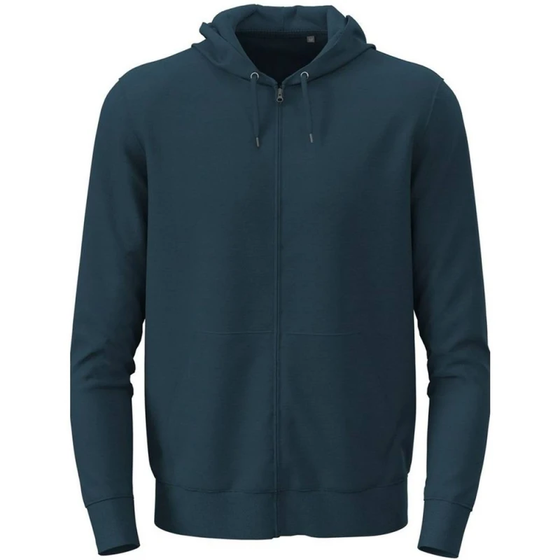 Image of Stedman Mens Classic Full Zip Hoodie in Navy Size: XL Navy Male XL