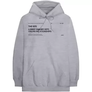 Image of The 1975 - ABIIOR Version 2. Mens Small Pullover Hoodie - Grey