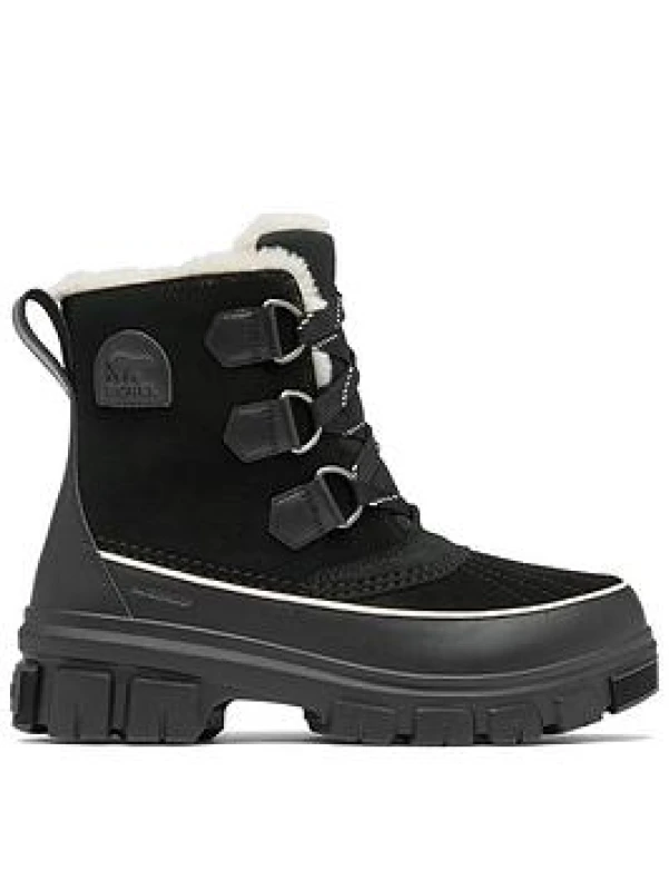 Image of Sorel Torino V WP Ankle Boots in Leather Black Women 36 (3.5);37 (4);38 (5);39 (5.5 to 6);40 (6.5);42 (8)