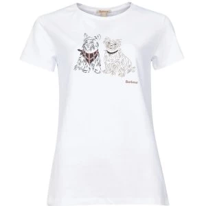Image of Barbour Womens Highlands Tee White 10