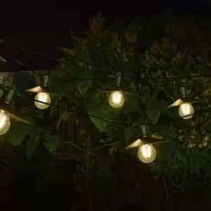 Image of Smart Garden Vivo Solar-Powered Warm White 8 LED Outdoor String Lights