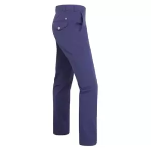Image of Oscar Jacobson Slim Fit Trouser - Blue